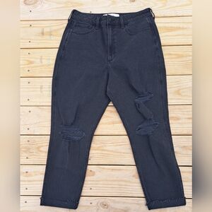 Women's Distressed Holister Black Jeans